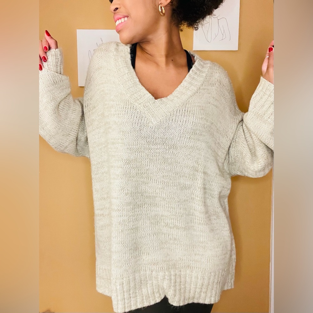 Oversized Beige Sweater